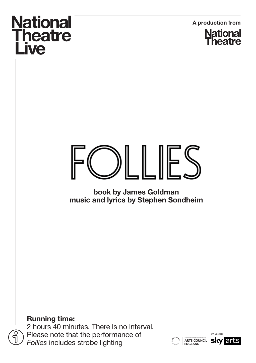 National Theatre Live Screening of Follies