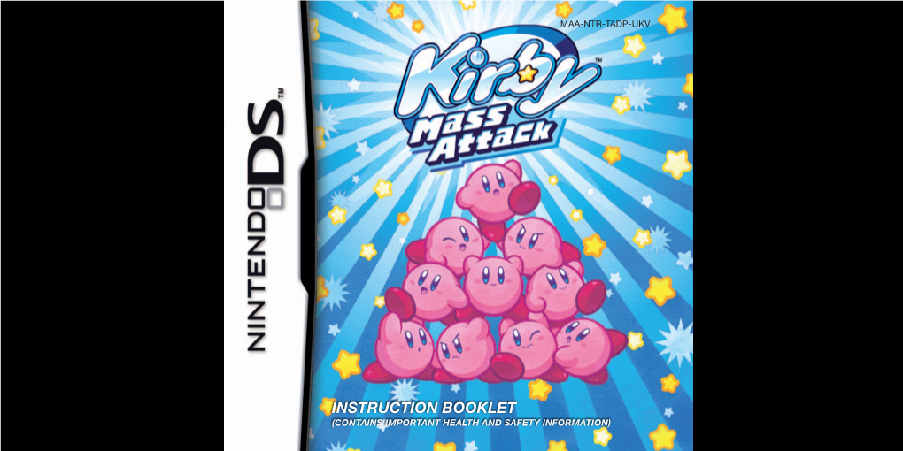 KIRBY MASS ATTACK Shows the Percentage of the Game Completed