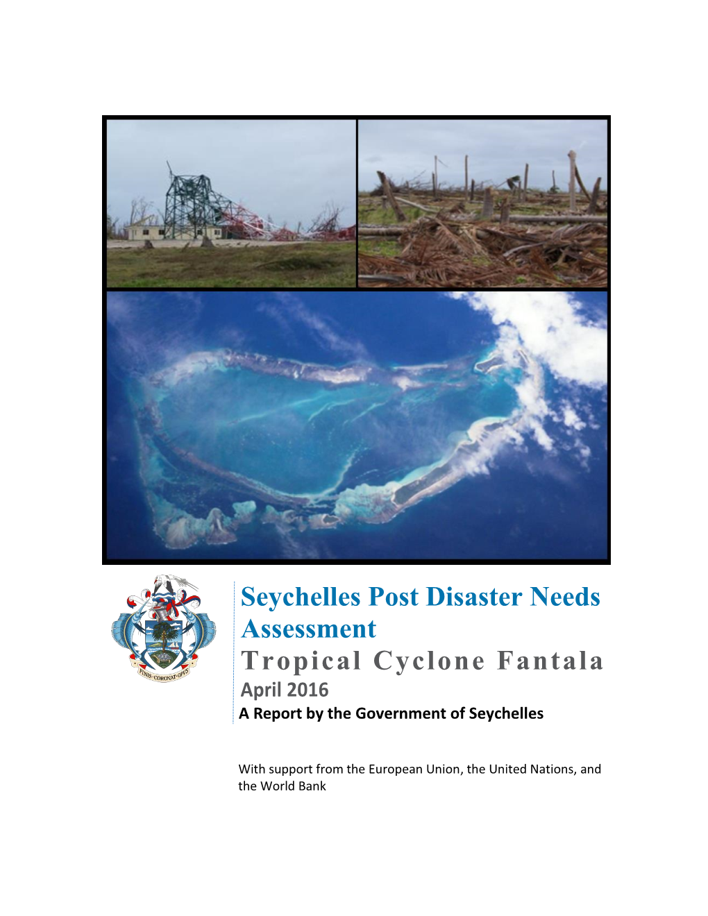 Seychelles Post Disaster Needs Assessment Tropical Cyclone Fantala