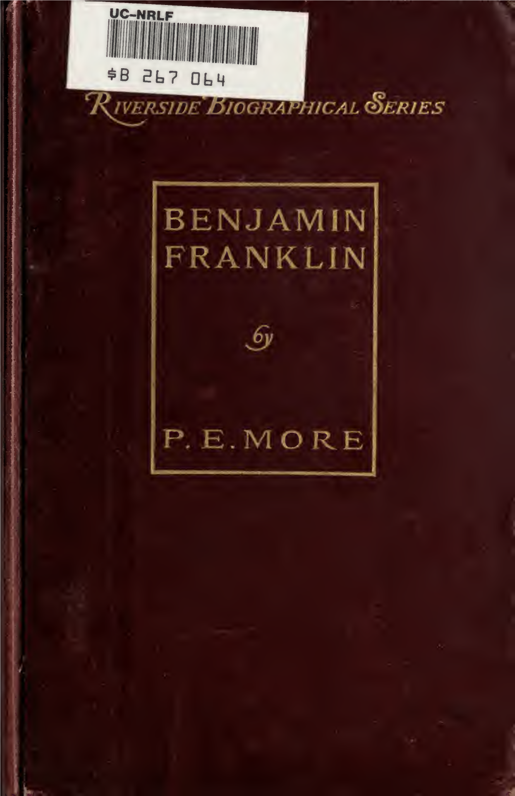 BENJAMIN FRANKLIN, by PAUL E