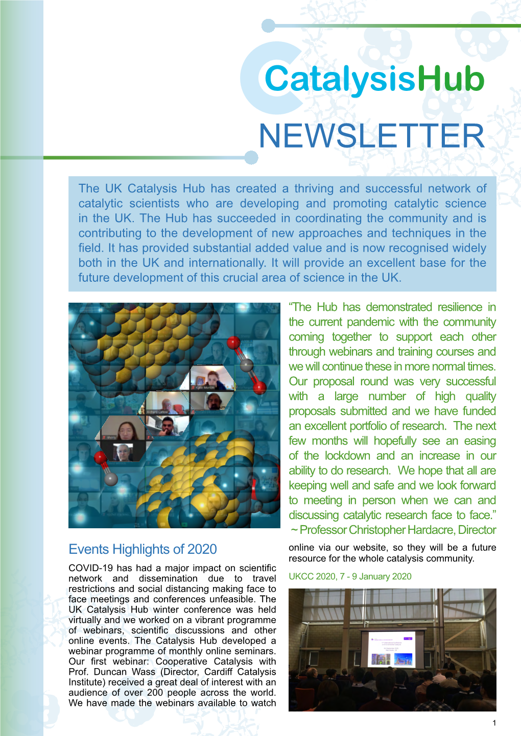 Catalysishub NEWSLETTER