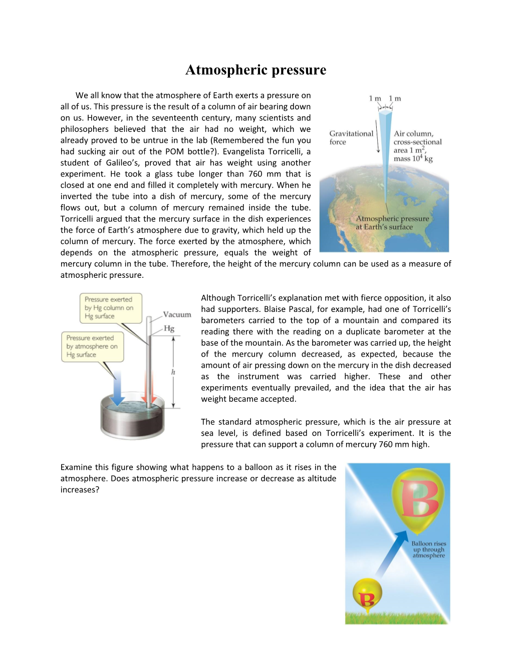 Atmospheric Pressure