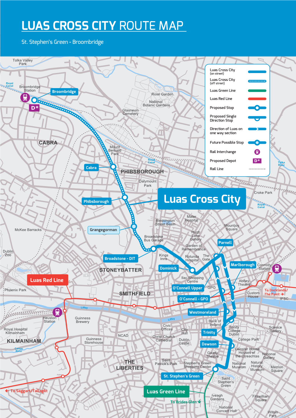 Luas Cross City Route