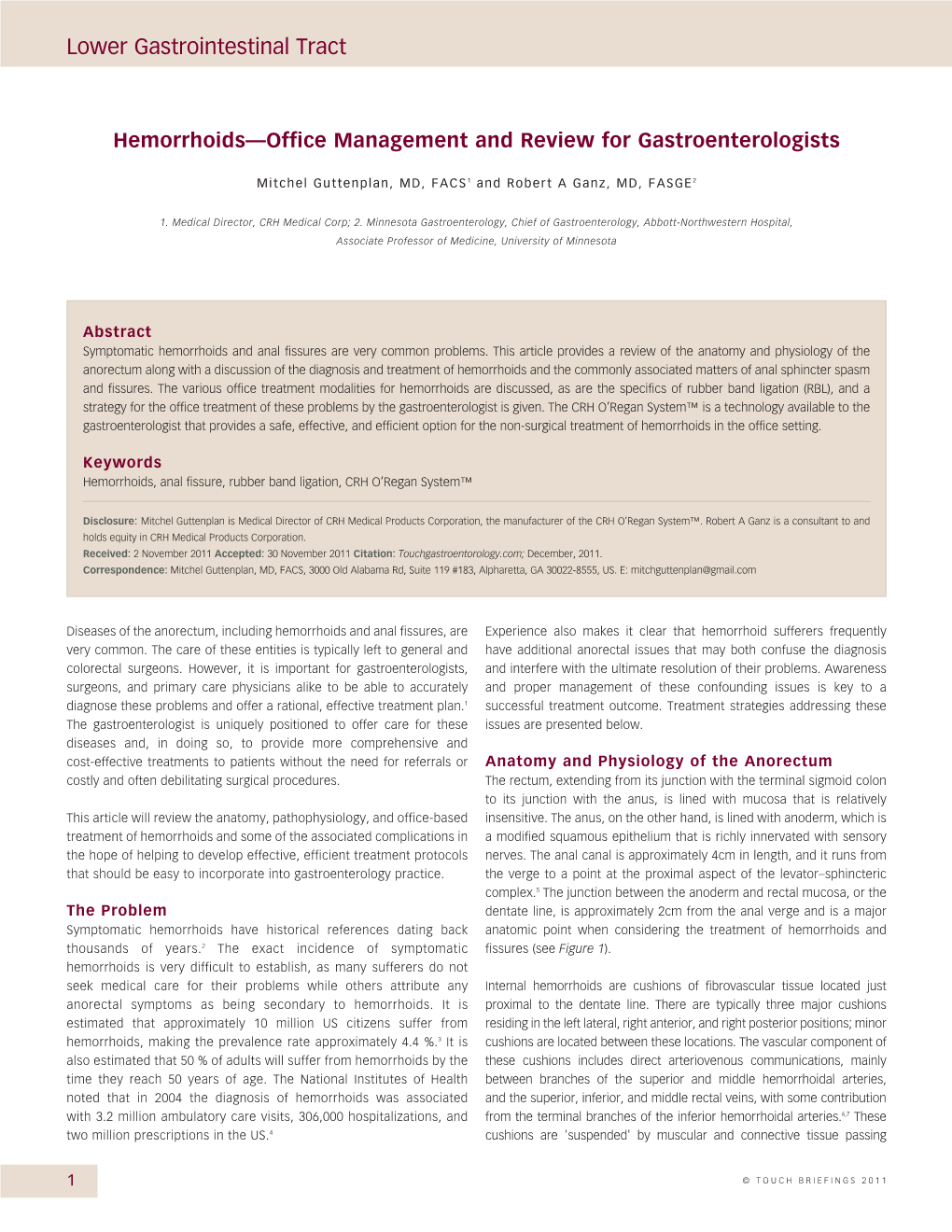 Lower Gastrointestinal Tract