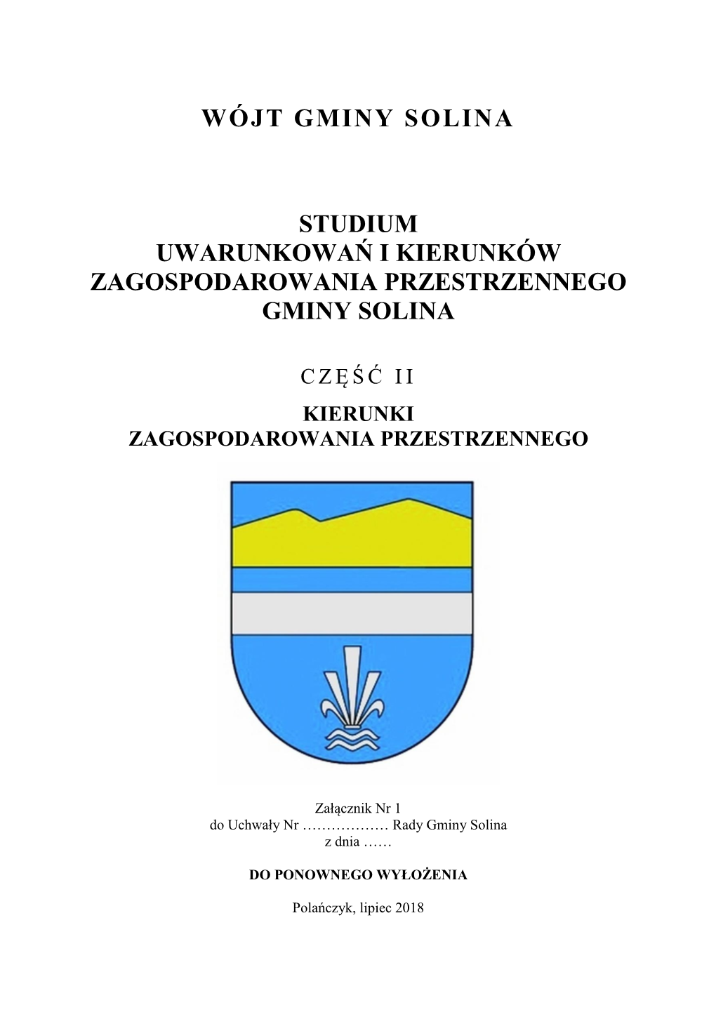 Część Ii Kierunki Zagospodarowania Przestrzennego