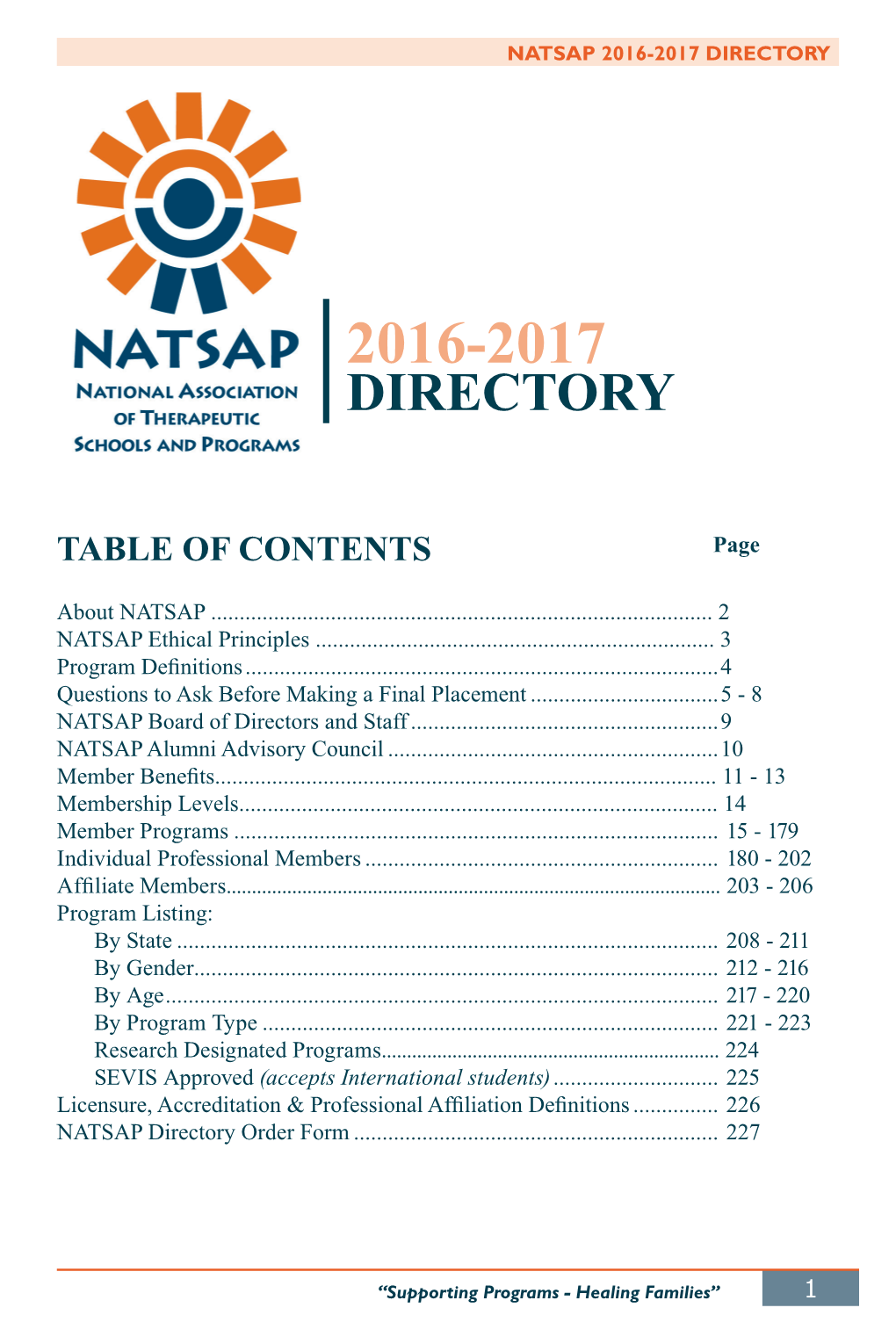 2016-2017 Directory
