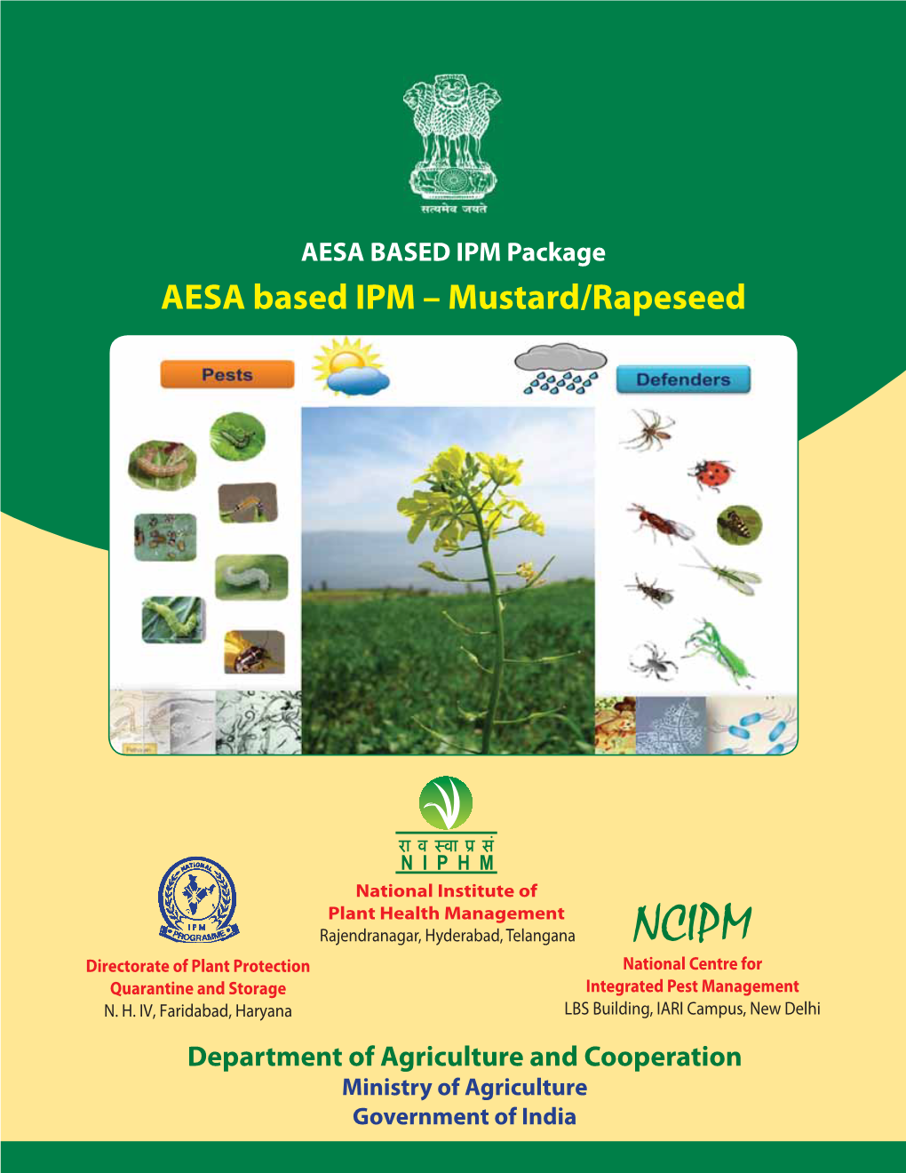 AESA Based IPM – Mustard/Rapeseed Important Natural Enemies of Mustard/Rapeseed Insect Pests