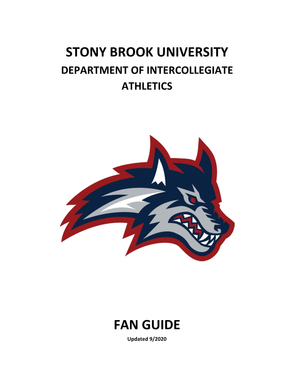 Stony Brook University Fan Guide