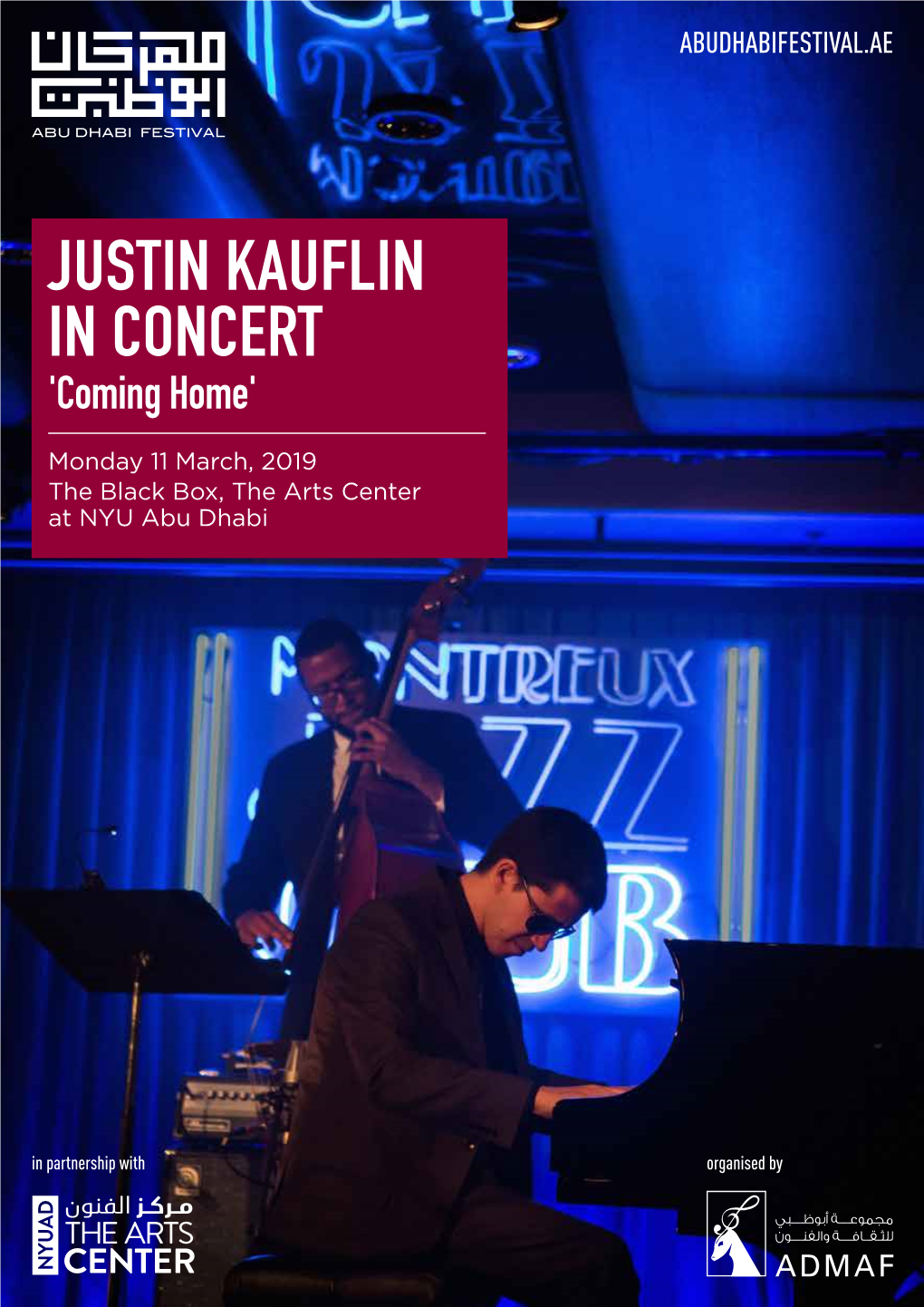 JUSTIN KAUFLIN in CONCERT 'Coming Home'