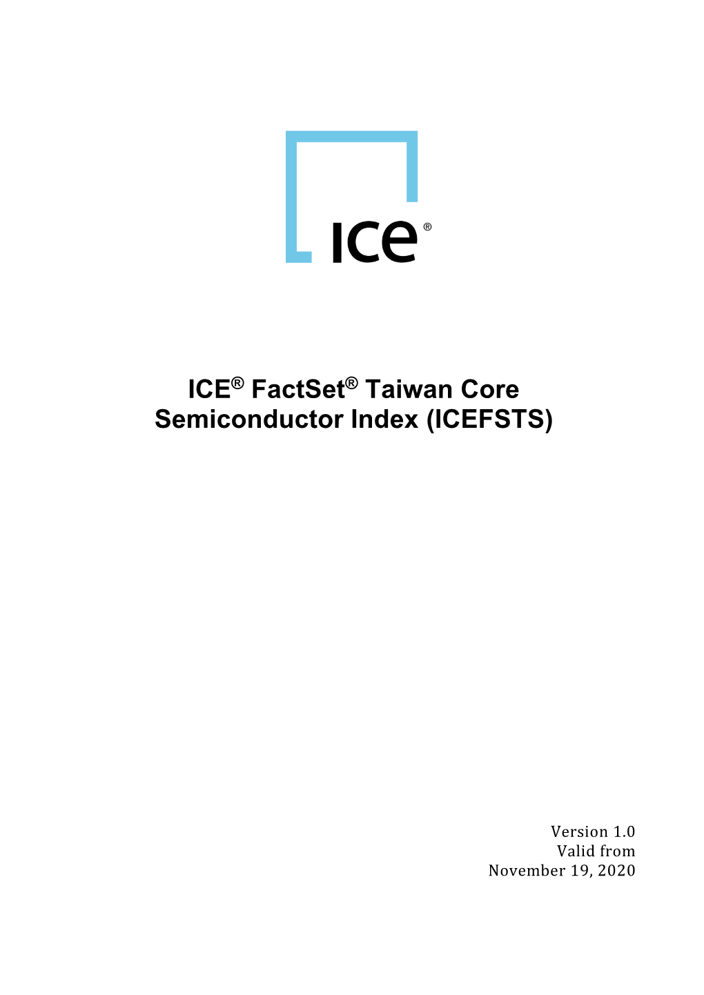 ICE® Factset® Taiwan Core Semiconductor Index (ICEFSTS)