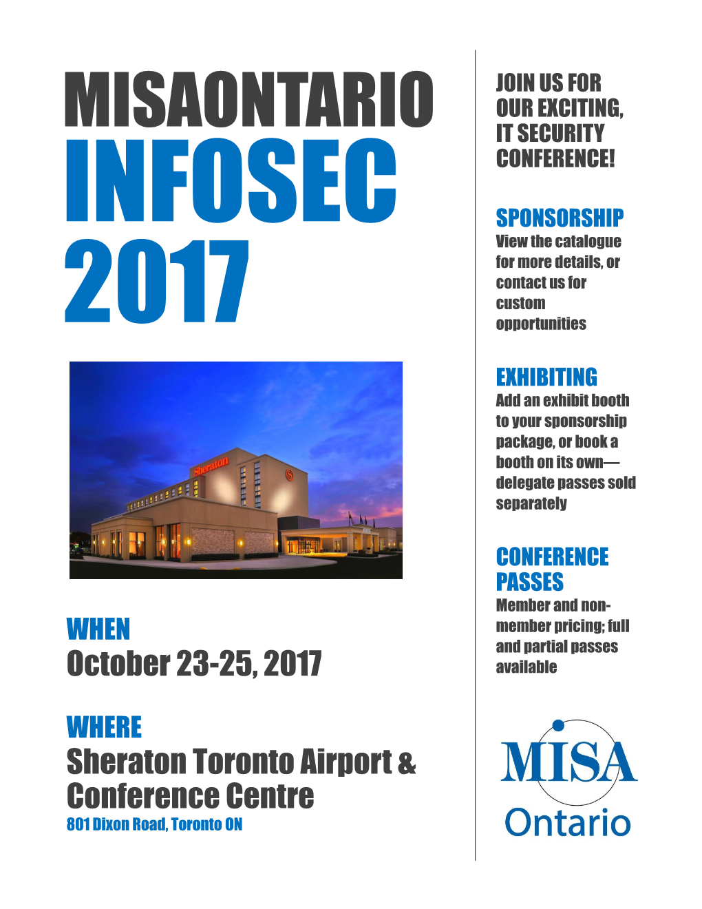 Misaontario Our Exciting, It Security Conference!