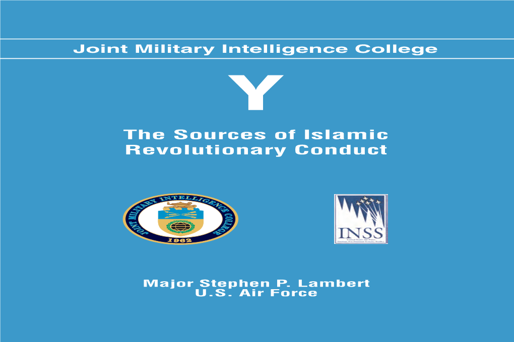 The Sources of Islamic Revolutionary Conduct