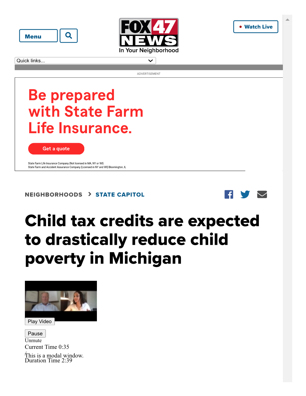 Child Tax Credits Are Expected to Drastically Reduce Child Poverty in Michigan