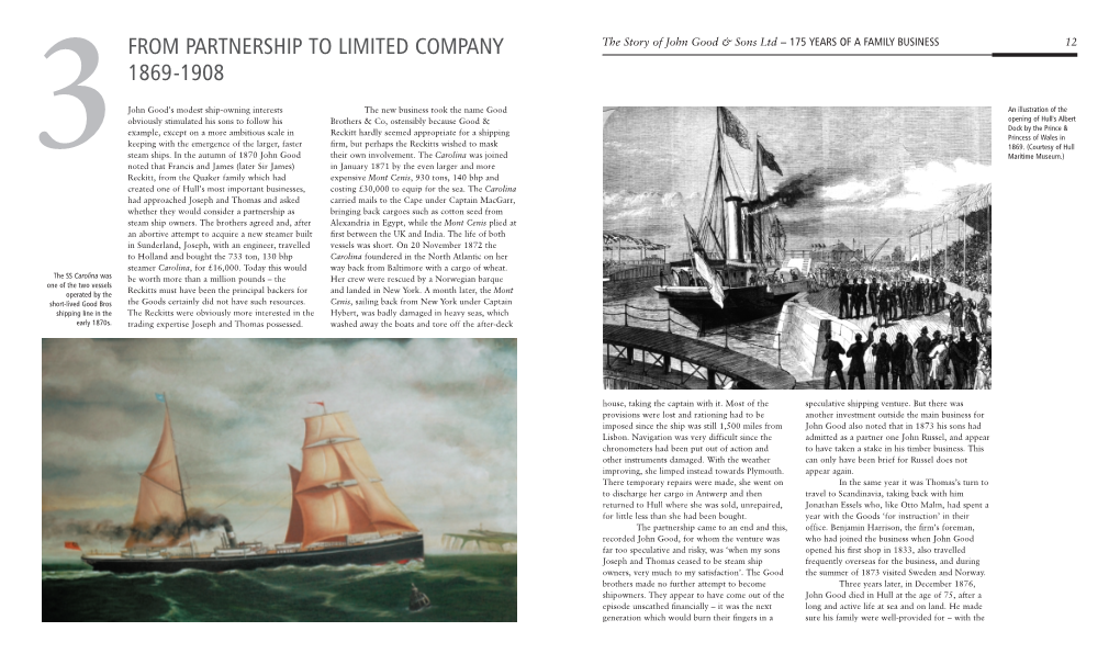 From Partnership to Limited Company 1869-1908