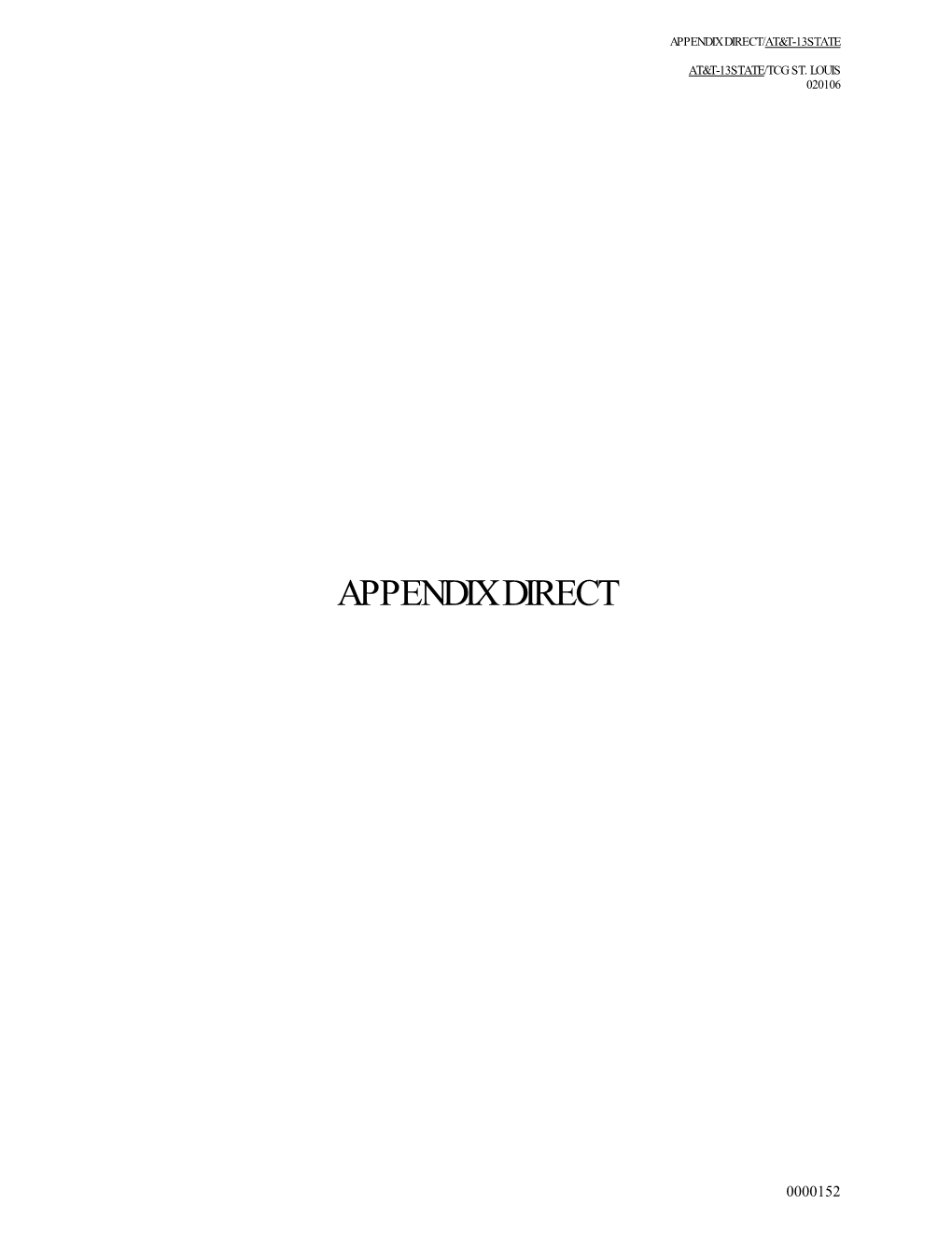 Appendix Direct/At&T-13State