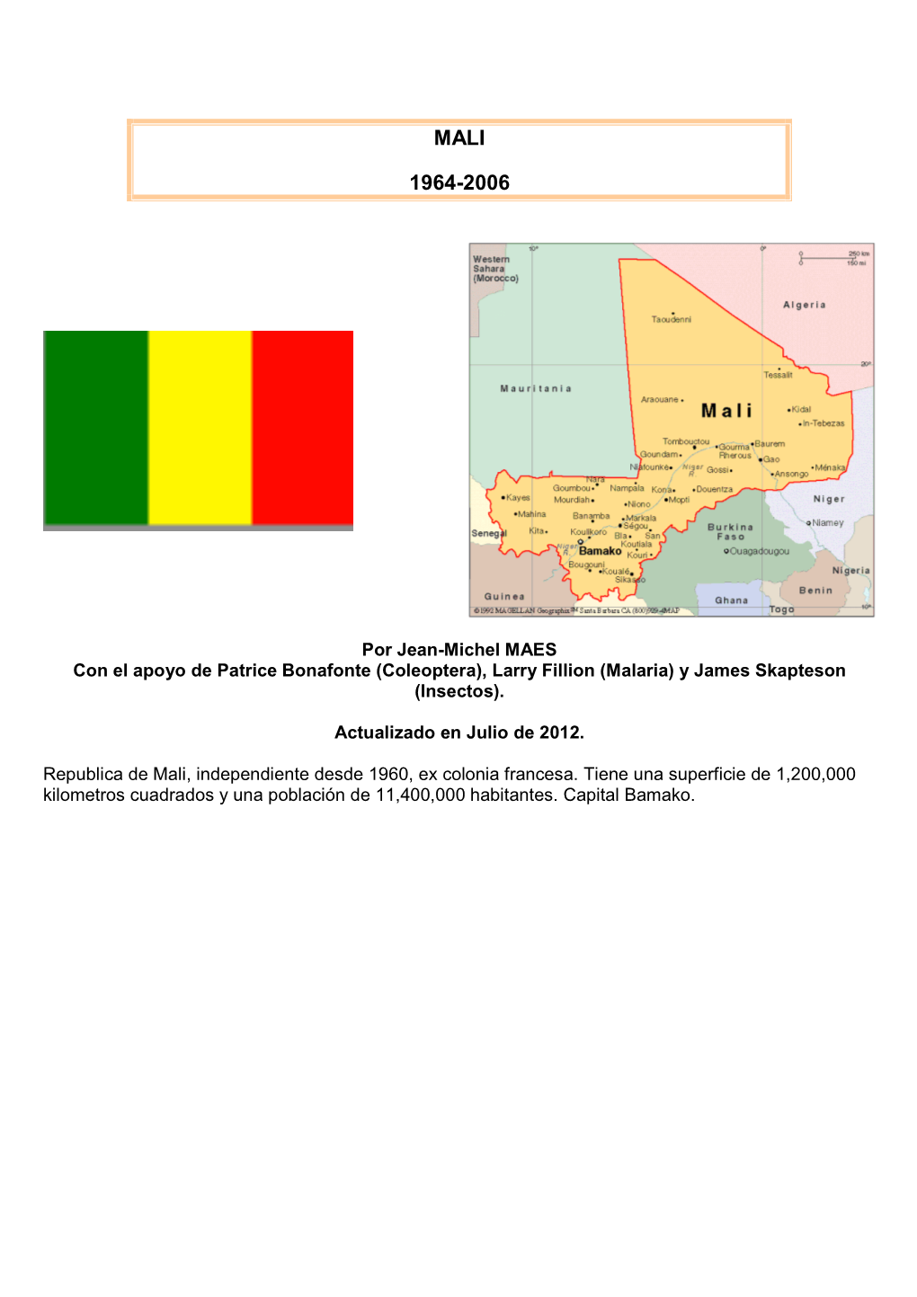 Mali 1964-2006