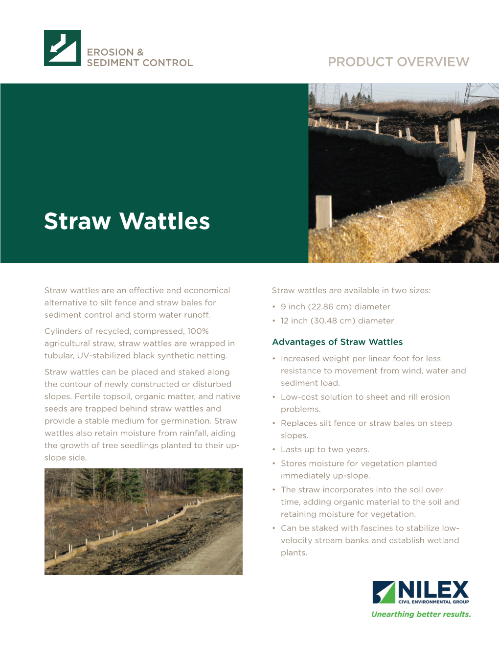 Straw Wattles