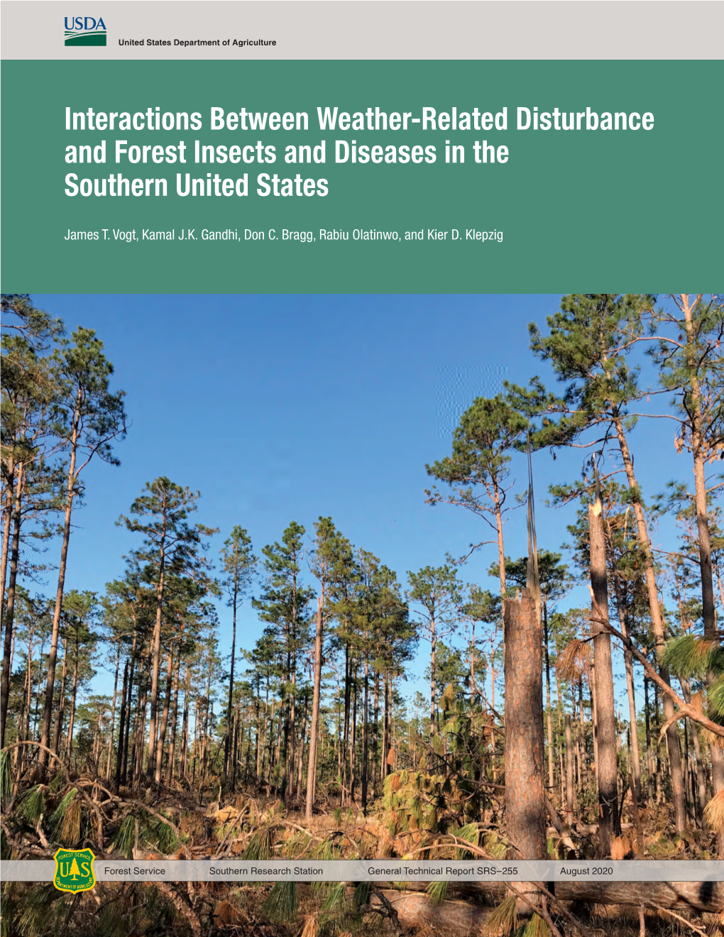 Interactions Between Weather-Related Disturbance and Forest Insects and Diseases in the Southern United States