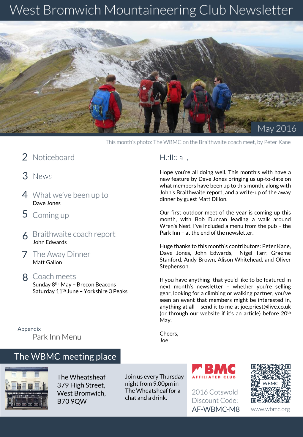 WBMC May Newsletter