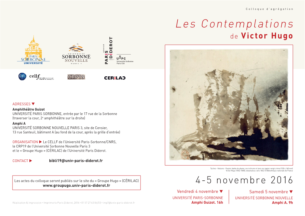 Les Contemplations De Victor Hugo