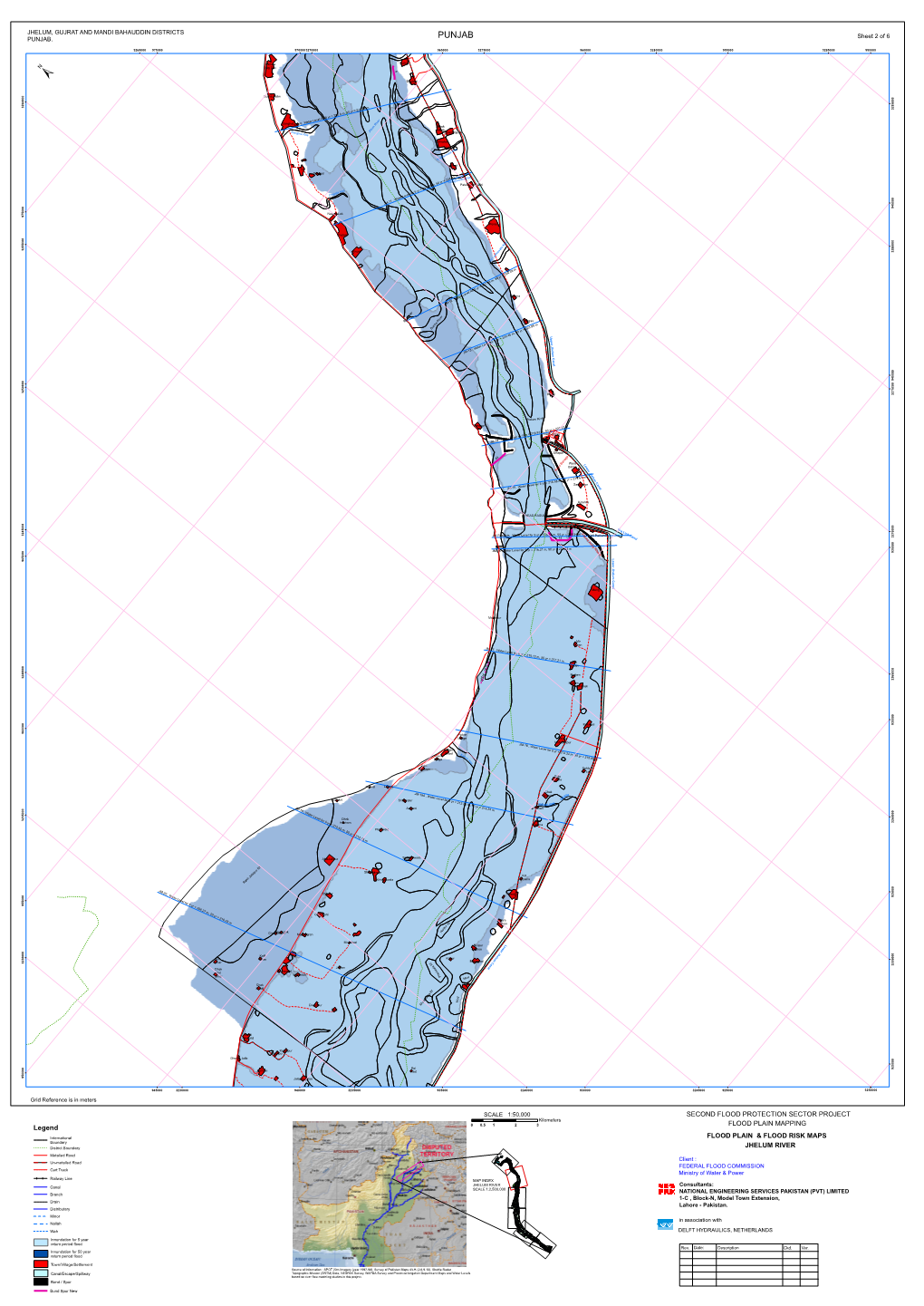 Flood Plain & Flood Risk Maps Jhelum River