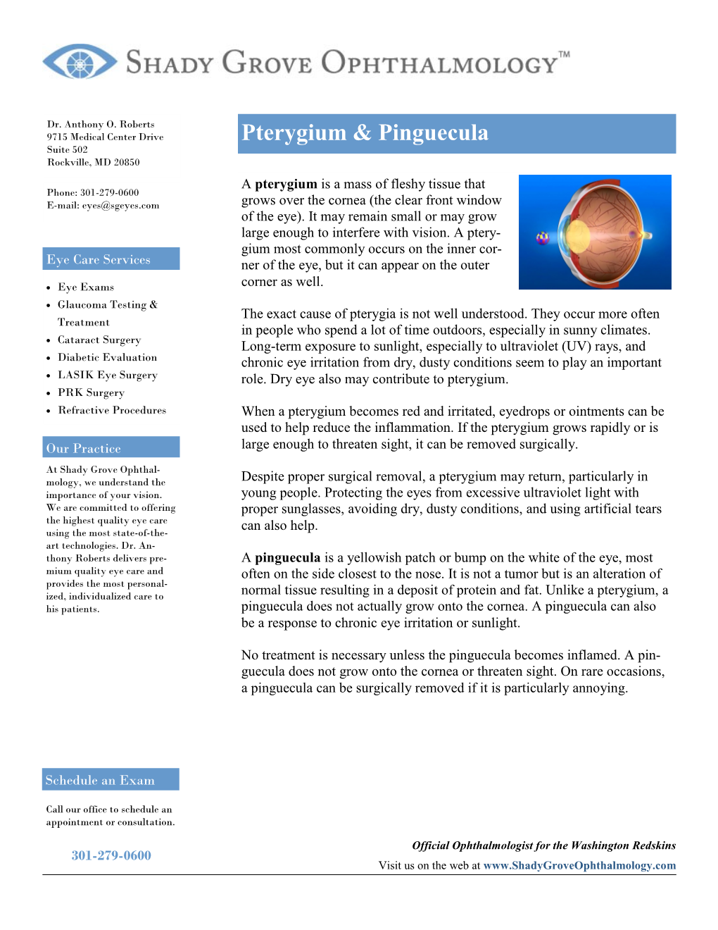 Pterygium & Pinguecula