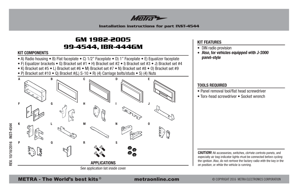 Gm 1982-2005 99-4544, Ibr-444Gm