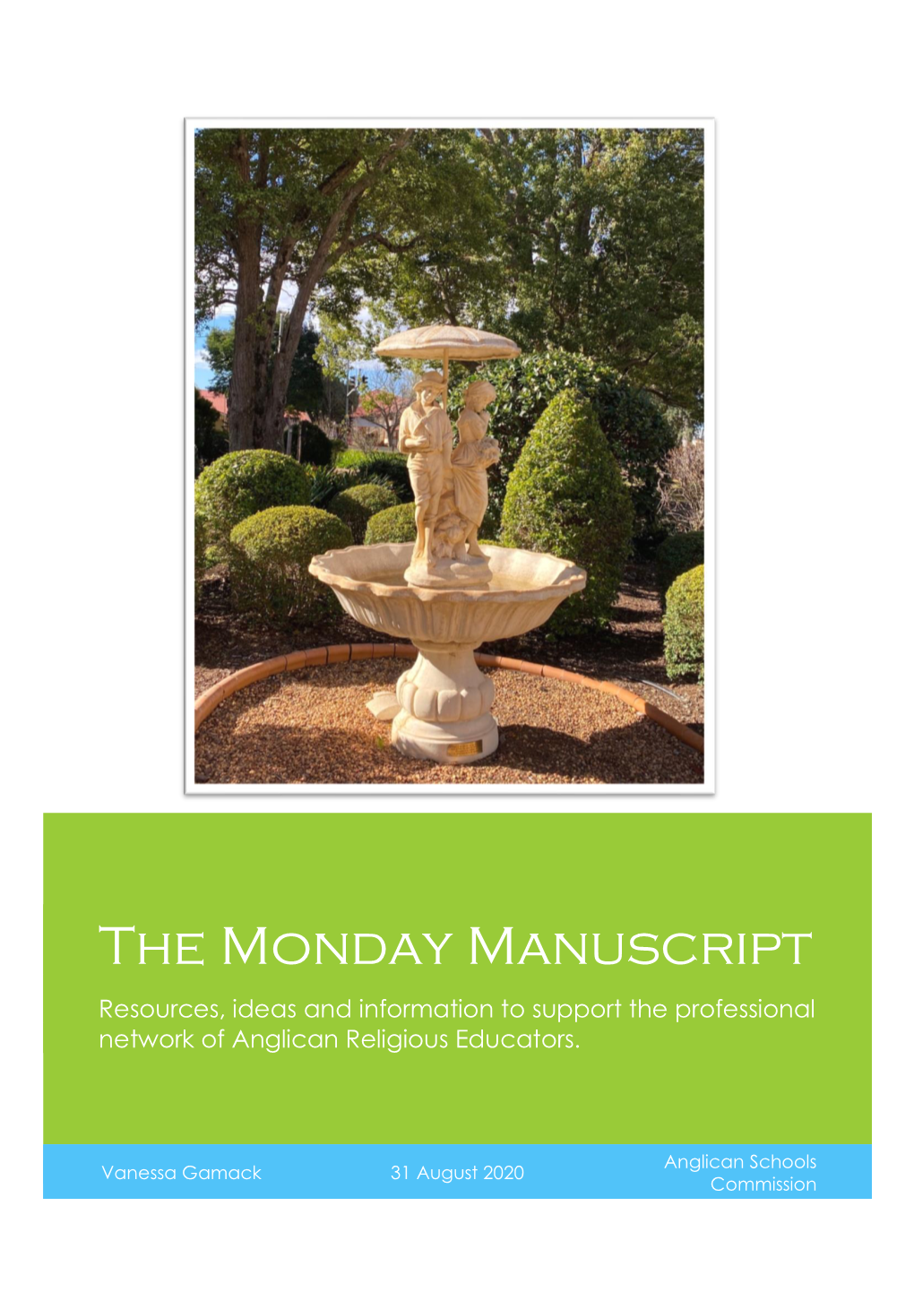 The Monday Manuscript