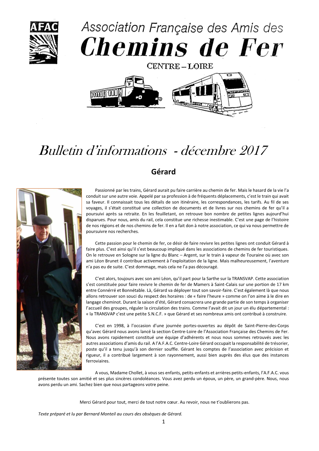 Bulletin D'informations