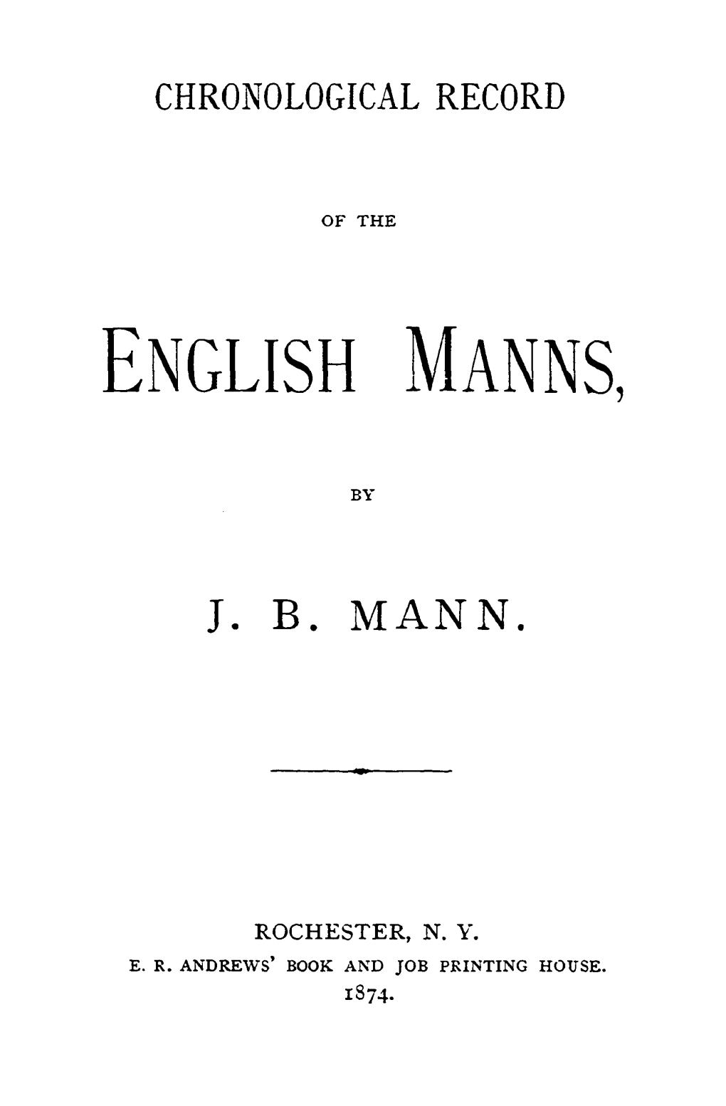 English Manns