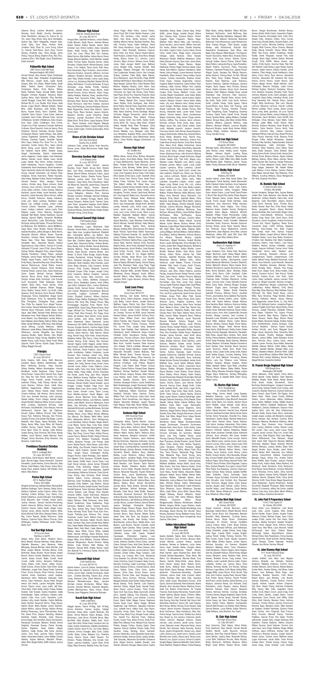 S10 • St. Louis Post-Dispatch M 1 • Friday • 04.06.2018