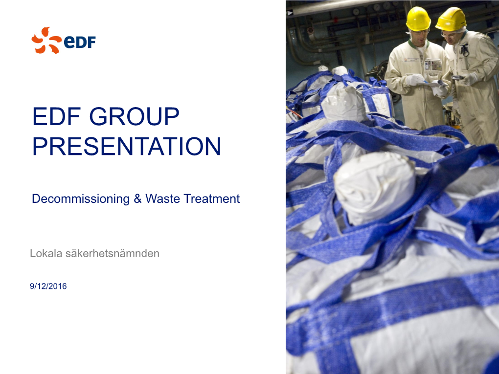 Edf Group Presentation