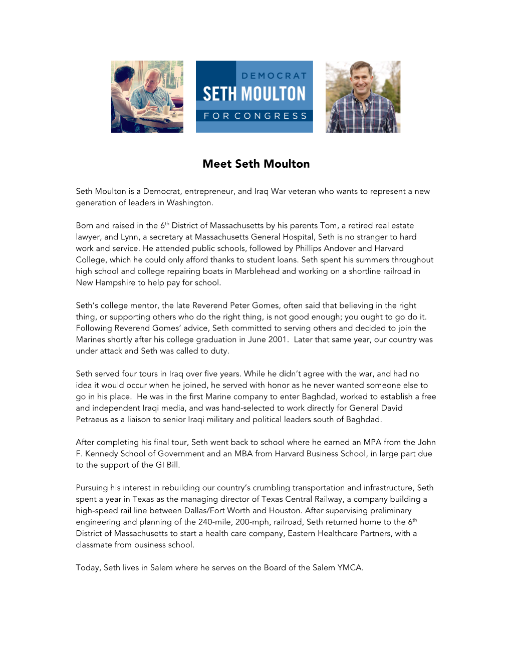 Meet Seth Moulton