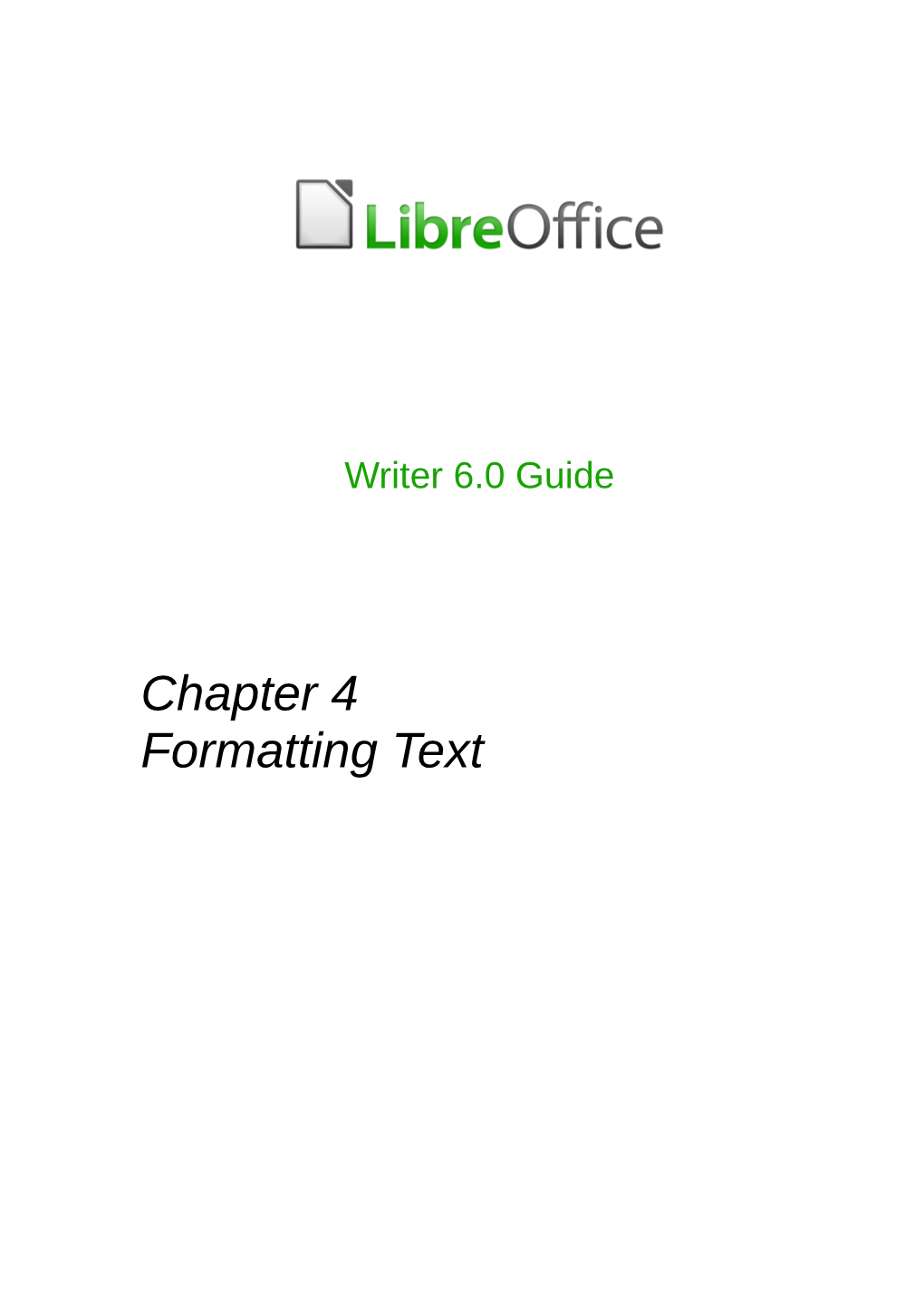 Chapter 4 Formatting Text Copyright