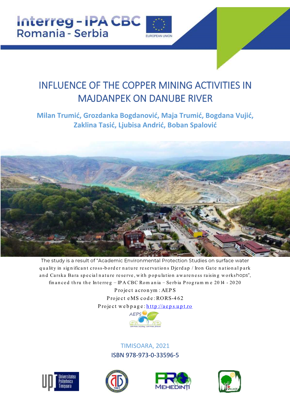 Influence of the Copper Mining Activities in Majdanpek on Danube