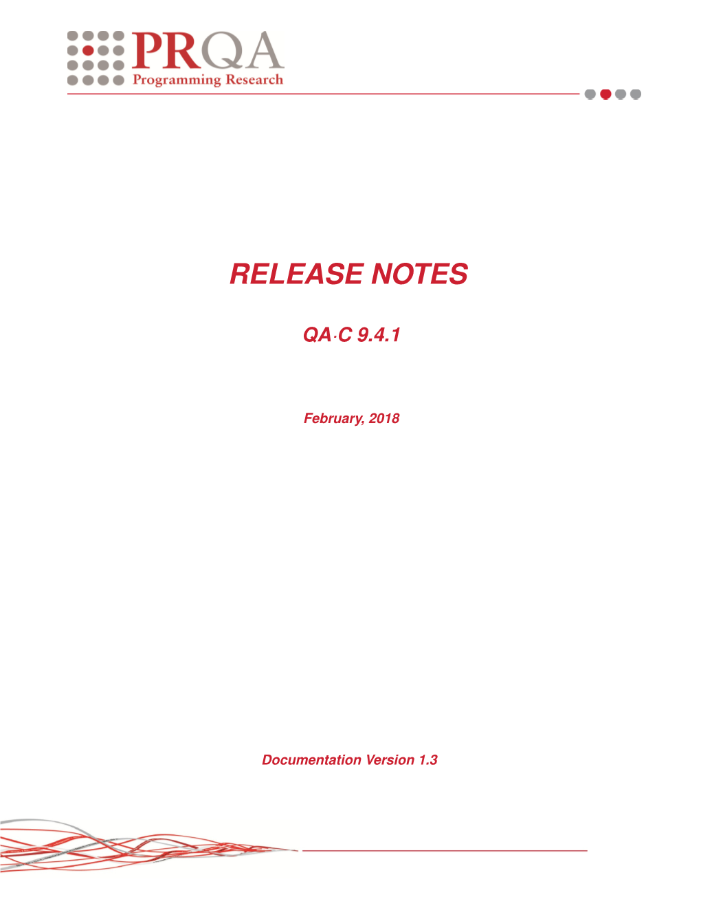 Qa·C Release Notes