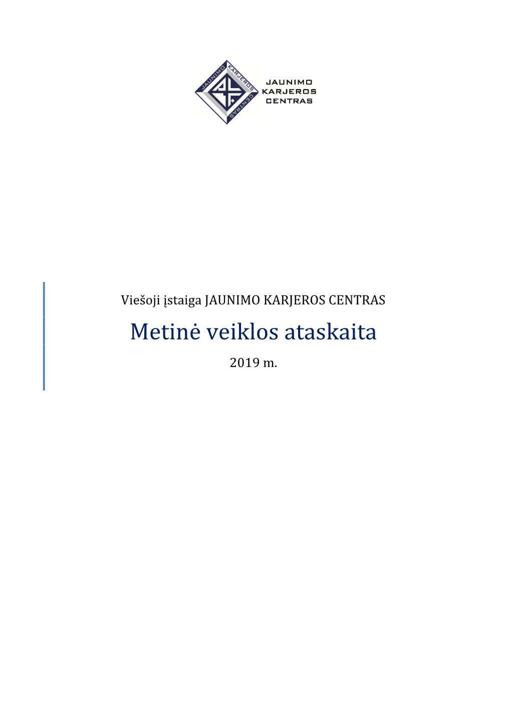 Veiklos Ataskaita 2019 M