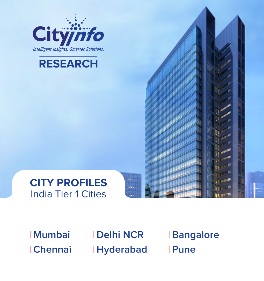 India Tier 1 Cities Mumbai Delhi NCR Bangalore Chennai Hyderabad Pune