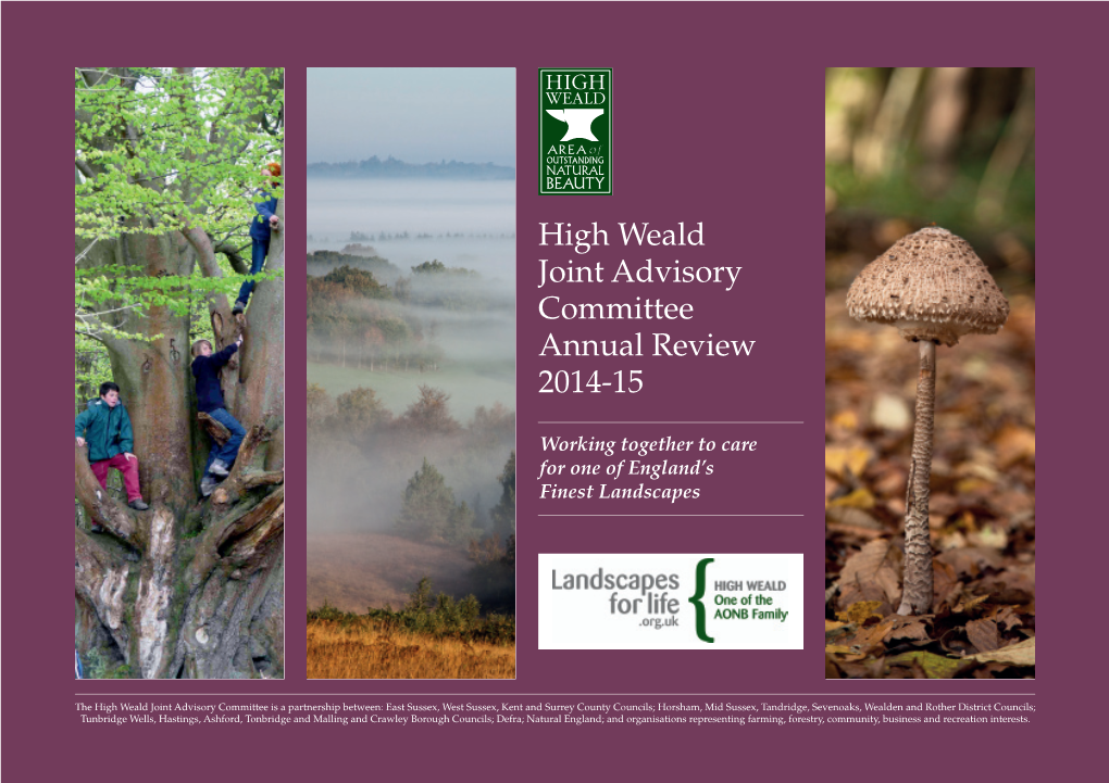 High Weald Joint Advisory Committee Annual Review 2014-15