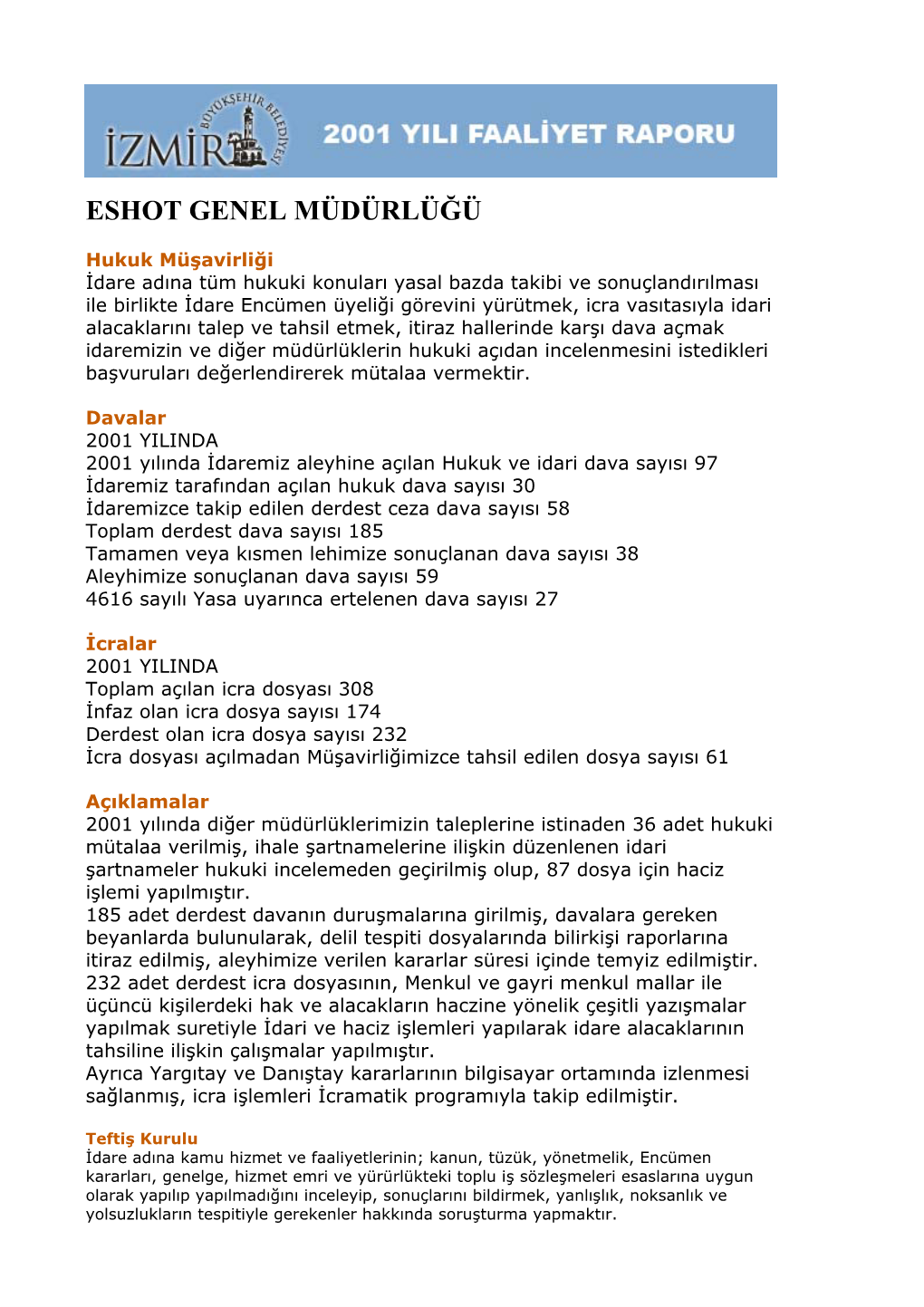 Eshot Genel Müdürlüğü