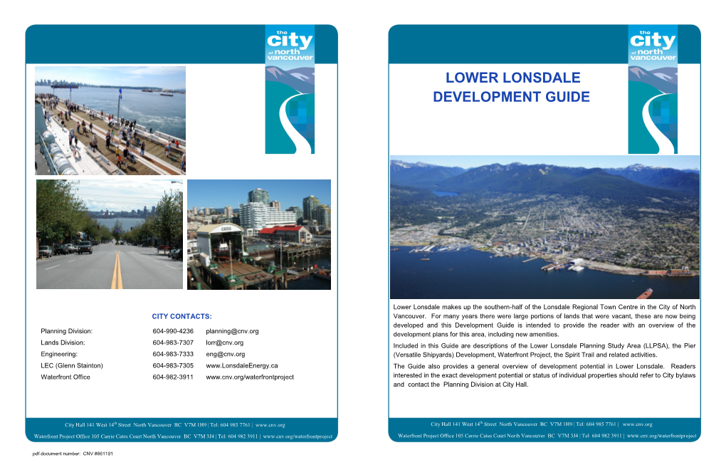 Lower Lonsdale Development Guidelines