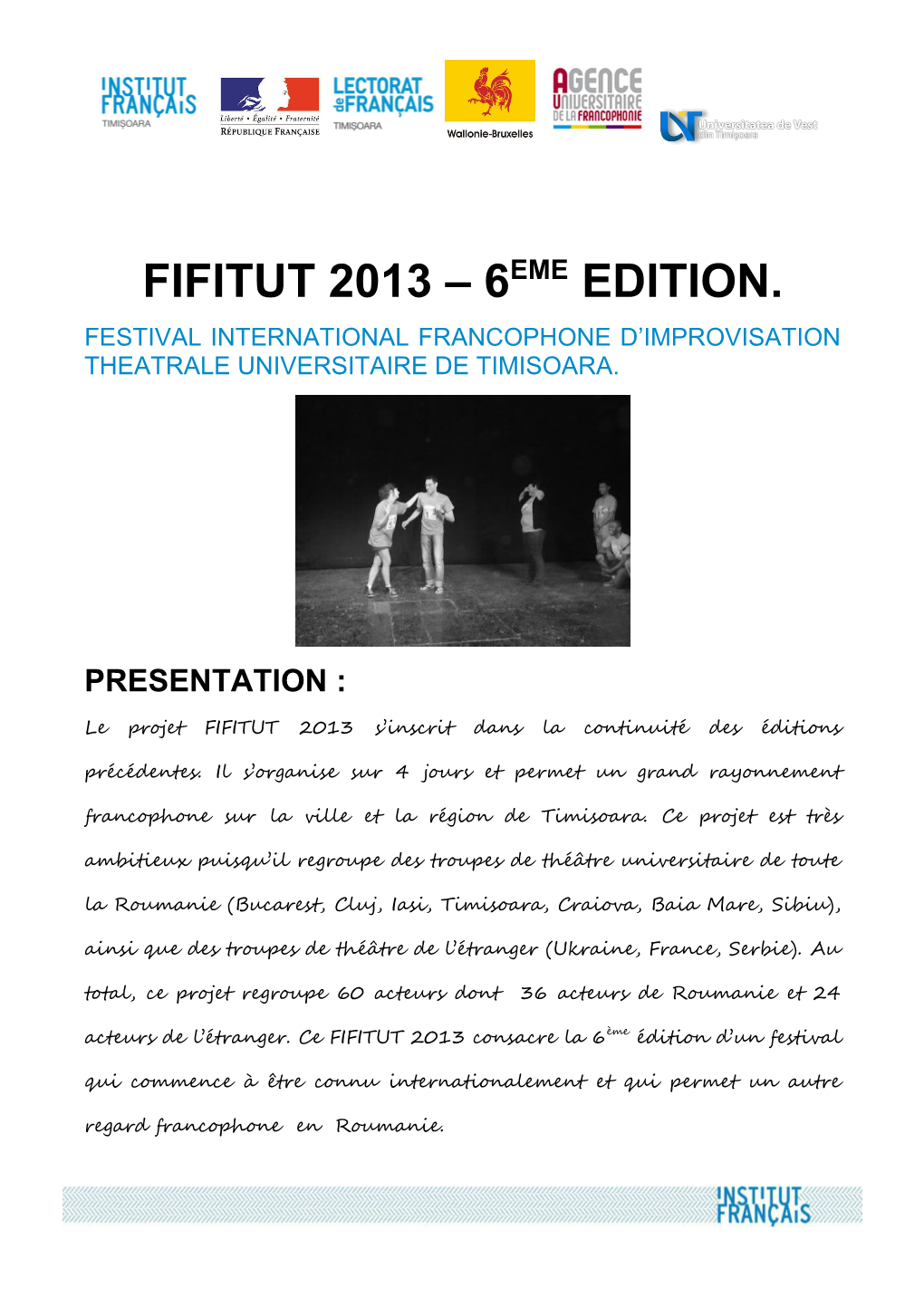 Fifitut 2013 6Eme Edition