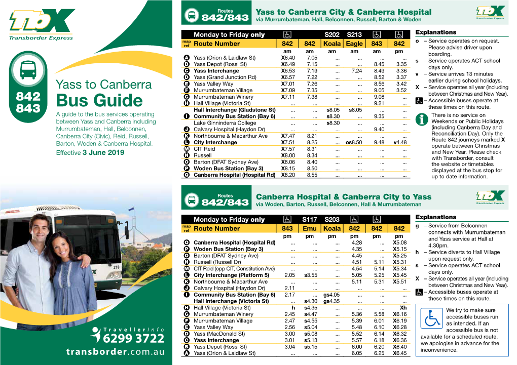 Download Printed Timetable
