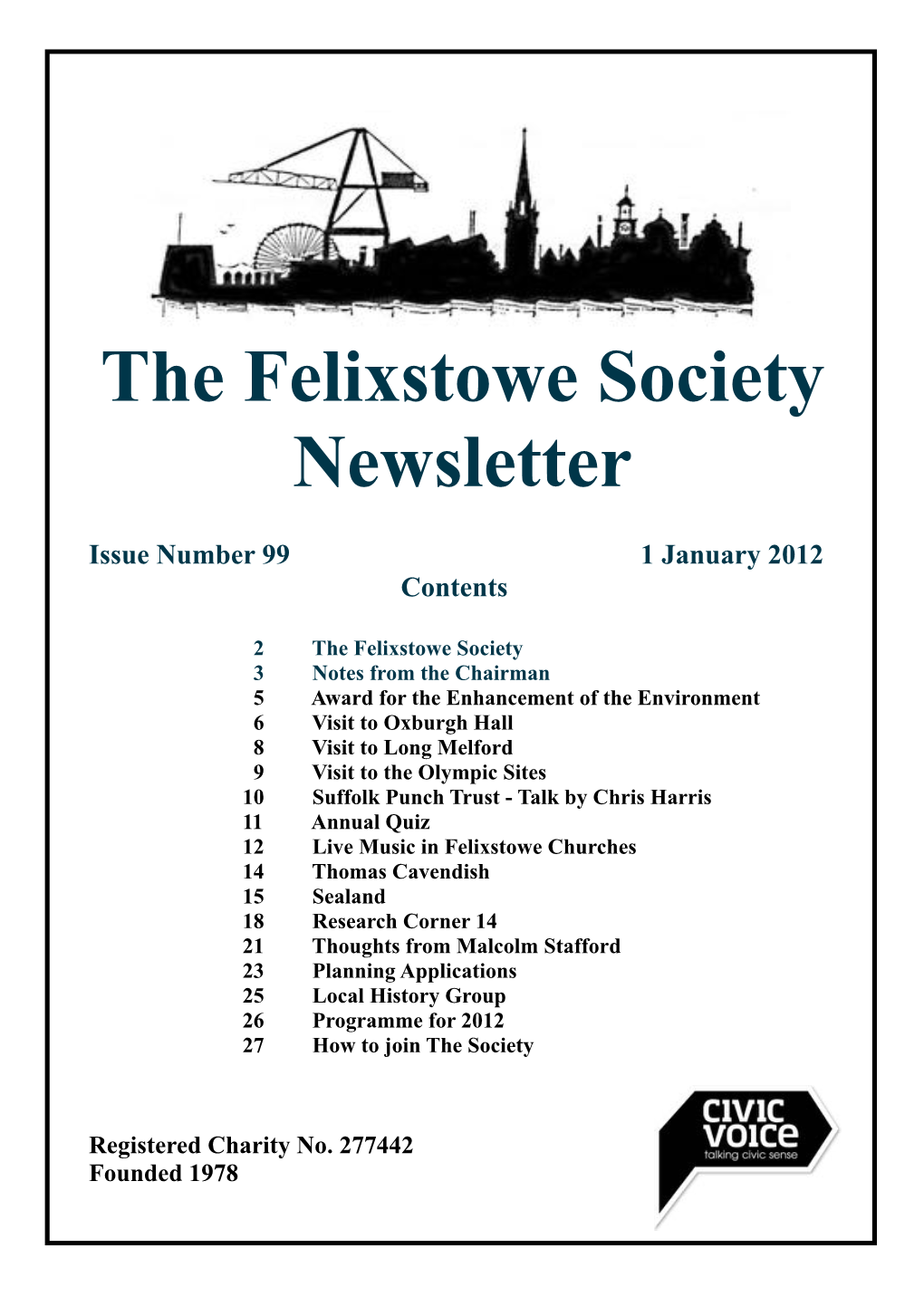 2012 January Newsletter