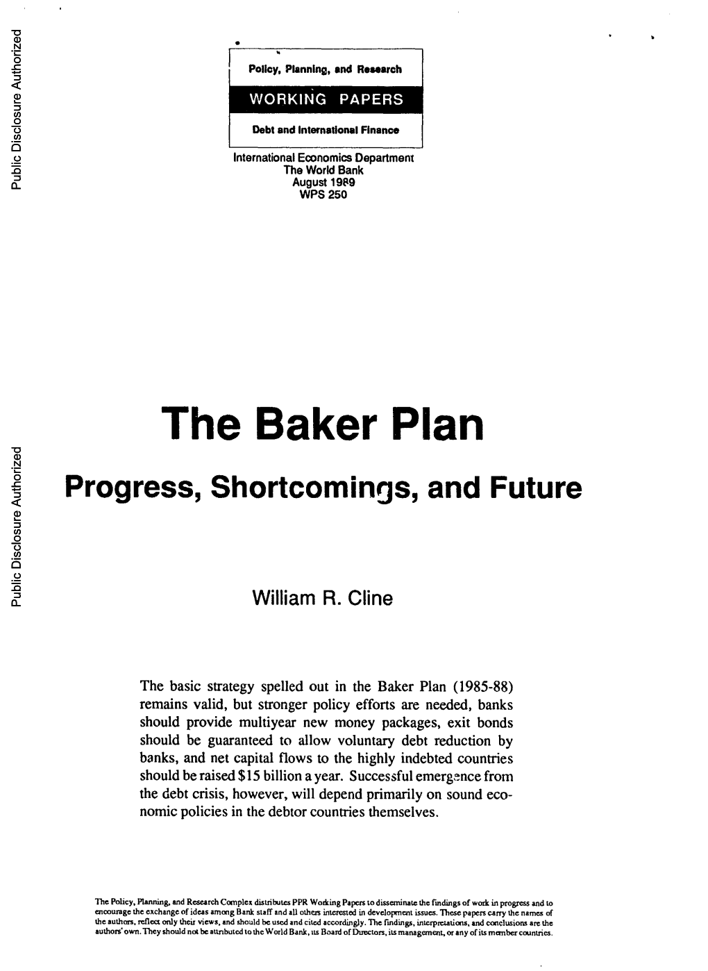 World Bank Document