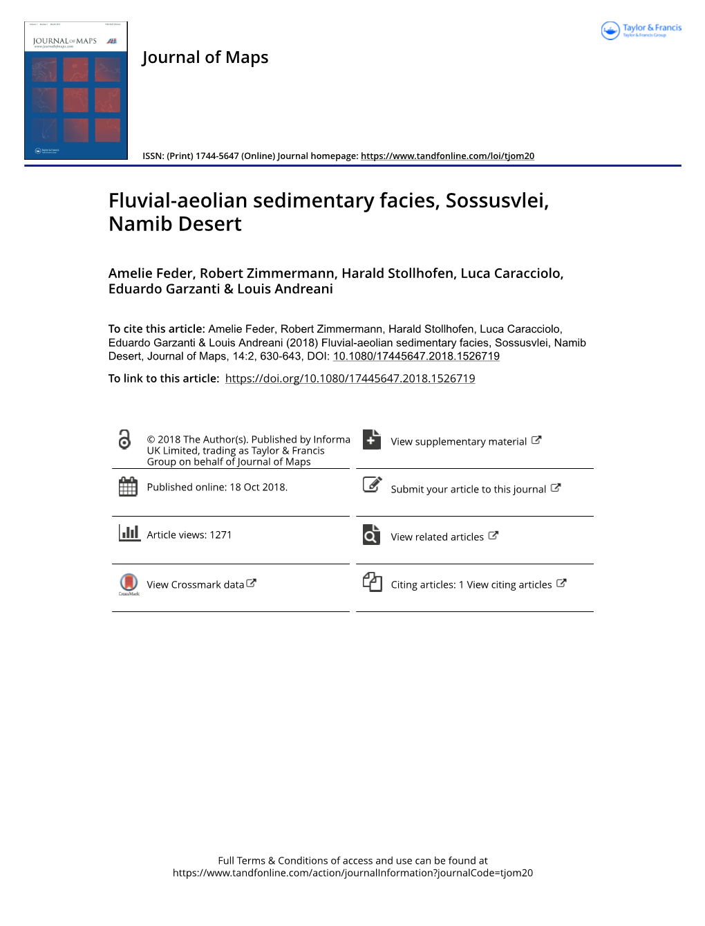 Fluvial-Aeolian Sedimentary Facies, Sossusvlei, Namib Desert