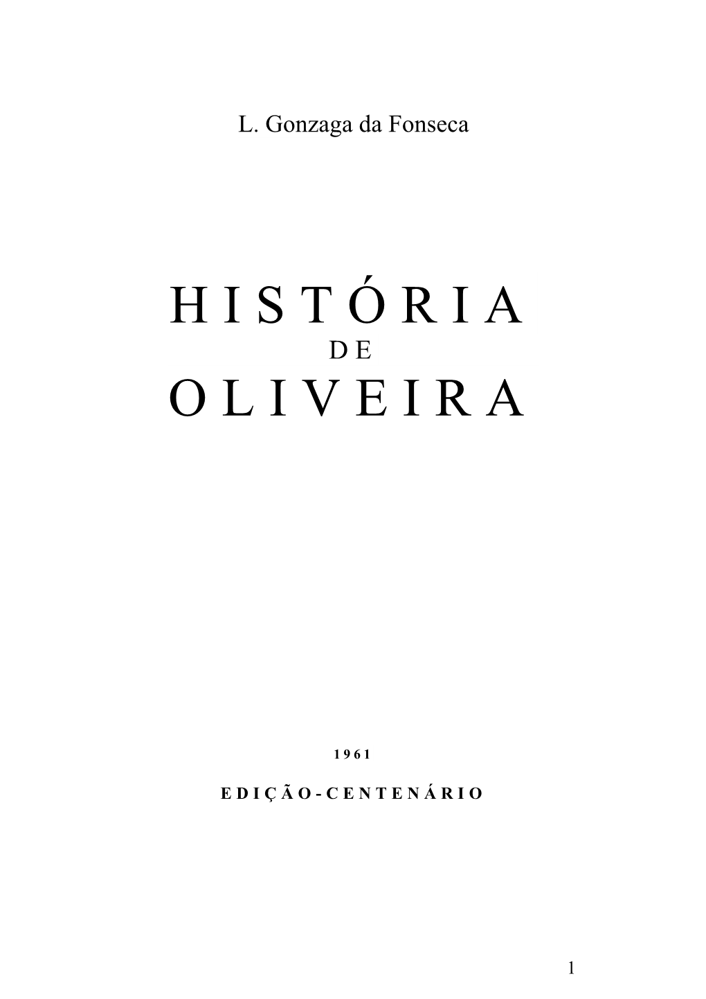 História Oliveira