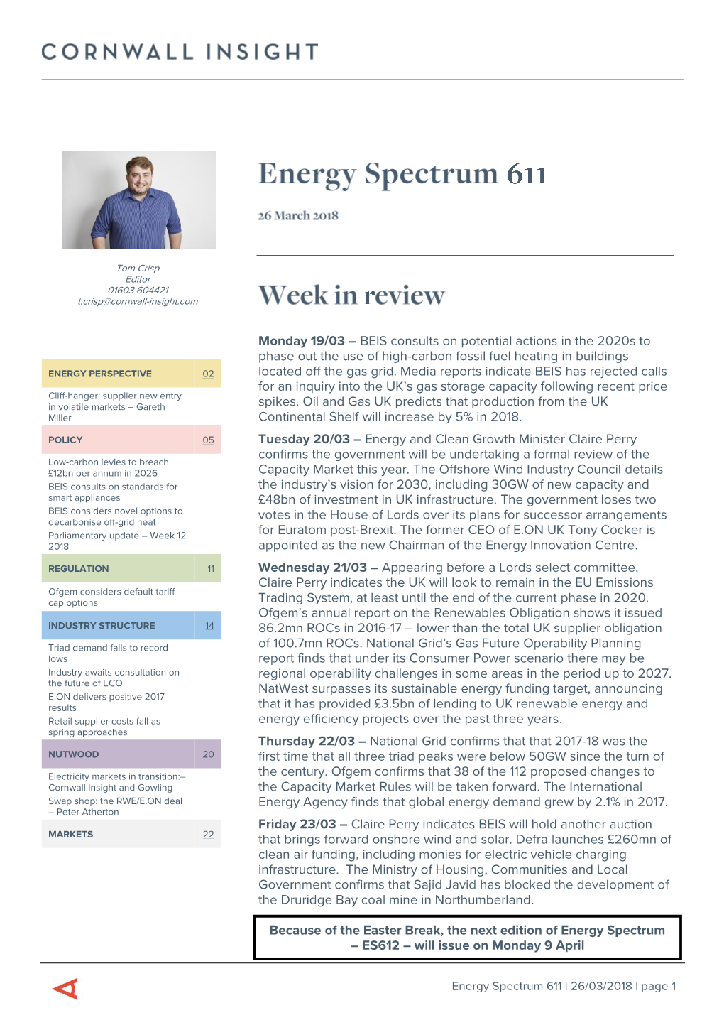 BEIS Consults on Potential Actions in the 2020S to Phase out the Use of High-Carbon Fossil Fuel Heating in Buildings ENERGY PERSPECTIVE 02 Located Off the Gas Grid