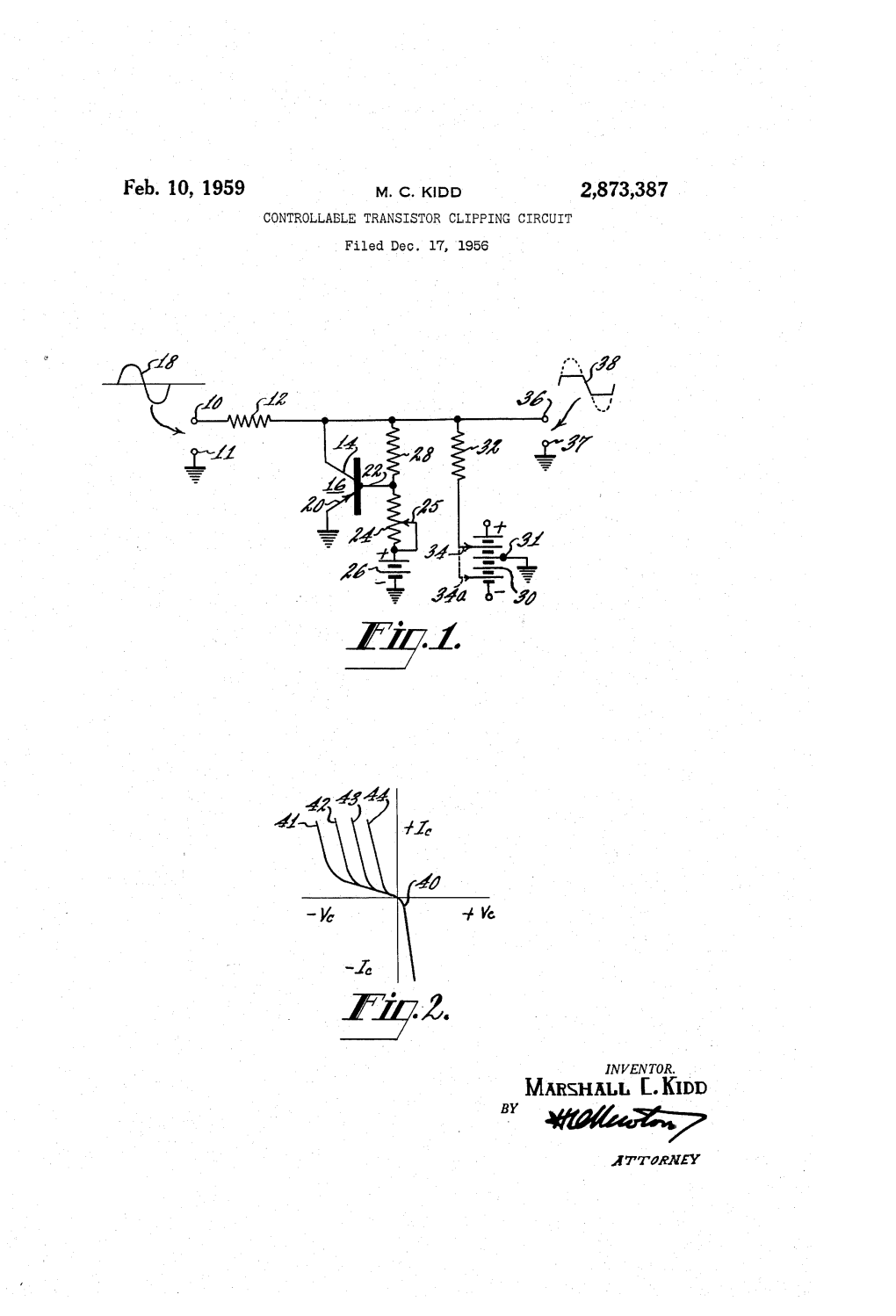 “WW 2,873,387 United States Patent Rice Patented Feb