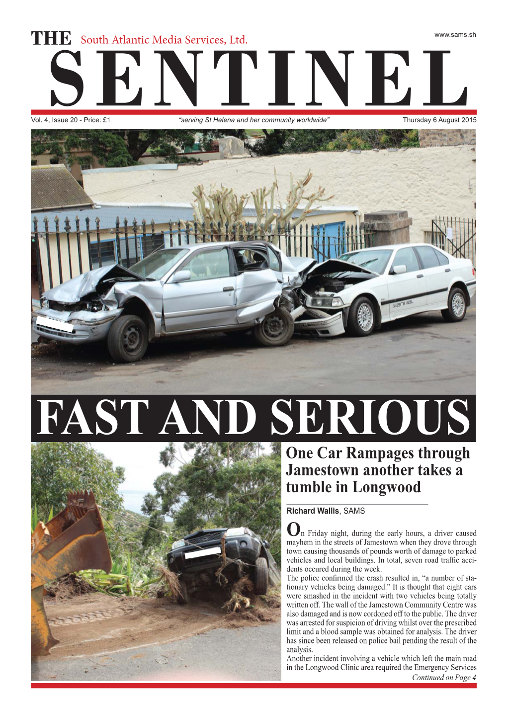 Sentinel 6 August 2015 Volume 4 Issue 20